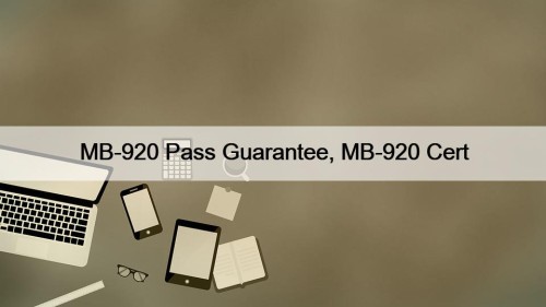 MB-920 Pass Guarantee, MB-920 Cert