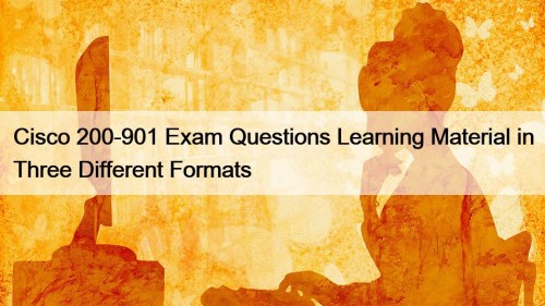 Cisco 200-901 Exam Questions Learning Material in Three Different Formats