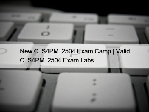 New C_S4PM_2504 Exam Camp | Valid C_S4PM_2504 Exam Labs