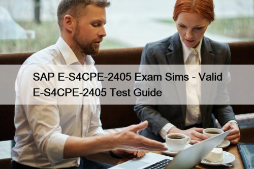 SAP E-S4CPE-2405 Exam Sims - Valid E-S4CPE-2405 Test Guide